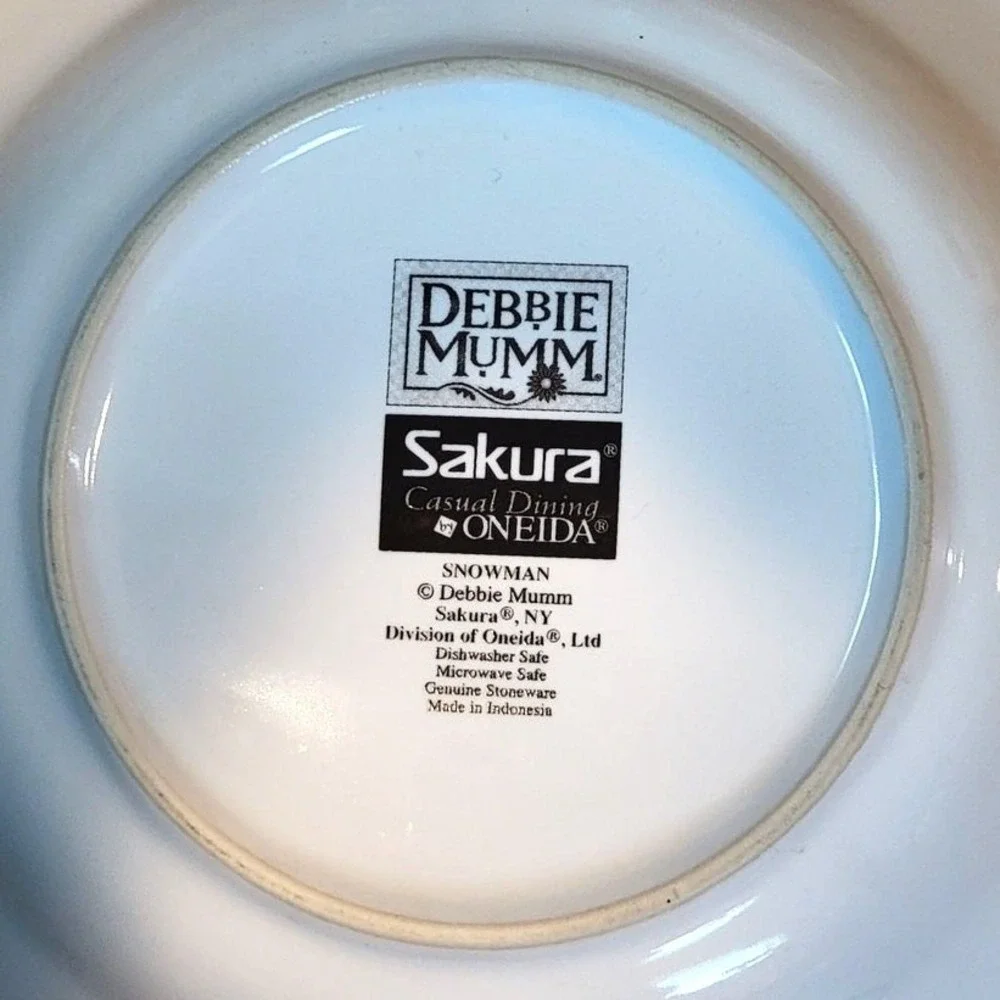 Oneida Sakura‎ Christmas Snowman 7.5